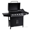 Outdoor Propane Gas Grill With Side Burner